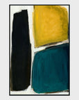 Mineral - 48" x 72" Painting Art by Buddy Whitlock - Blue / Yellow