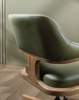 EC - Briar Executive Swivel Tilt Chair - Dark Green / Light Brown