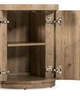 Vineyard Row - Wine Barrel End Table - Light Brown