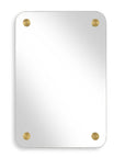 Hamrick - Frameless Mirror - Brass / Gold