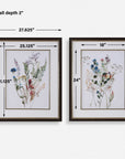 Delicate Flowers - Framed Prints (Set of 2)