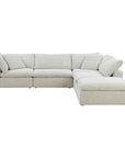 Clay - Dream Modular Sectional - Pearl Silver