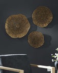 Radiance - Metal Wall Decor (Set of 3) - Gold