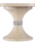Nouveau Chic - Round Pedestal Dining Table - Light Brown