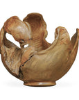 Arbor - Crest Indoor-Outdoor Teak Bowl - Woodtone
