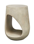 Lithos - Outdoor Accent Table - Gray