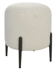 Arles - Shearling Ottoman - White