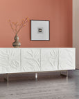 Melange - Passerine 4-Door Credenza - White