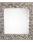 Cressida - Square Mirror - Distressed Silver