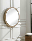 Carbet - Round Rope Mirror - Light Brown