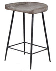 Cordova - Carved Wood Counter Stool