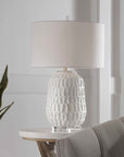 Caelina - Textured Table Lamp - White
