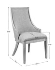 Aidrian - Accent Chair - Charcoal Gray
