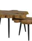 Oasis - Driftwood Nesting Tables - Light Brown