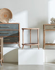Retreat - Raffia End Table - Beige