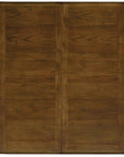 Archivist - Trestle Table With 2-18" Leaves - Dark Brown