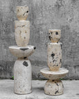 Nouveau - Tower Sculptures (Set of 2) - White