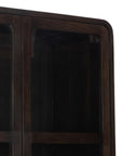 Rogers - Solid Wood Tall Cabinet - Brown