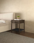 Millie - Accent Nightstand - Dark Brown