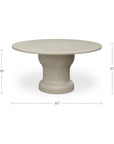 Magnolia - Outdoor Dining Table - Cream