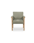 Bauer - Dining Chair - Sage Green / Light Brown