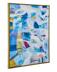 The Story Of Water - Abstract Art - Blue