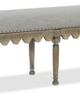 Boheme - Madera Bed Bench - Gray / Light Brown