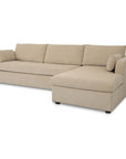 Burrow - Sleeper Sectional With Right Storage Chaise - Sand