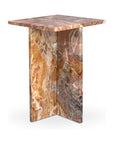 Blair - Accent Table Levante Marble - Orange