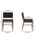 Mira - Outdoor Dining Chair - Black
