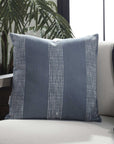 Caper - Outdoor Pillow - Slate Blue