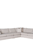 Upholstery Hadlee - Loveseat 4 Pieces Kit - Pearl Silver
