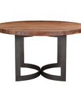 Bent - Round Dining Table - Natural Stain