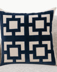 Novel Estate - 22" x 22" NV Corbin Pillow - Navy Blue