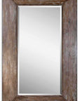 Langford - Large Wood Mirror - Dark Brown