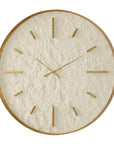 Stone Serenity - Wall Clock - Light Brown