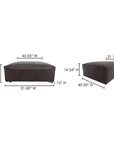 Form - Ottoman - Espresso Brown