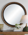 Porthole - Round Mirror - Bronze