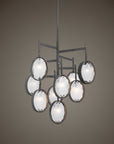 Maxin - 9 Light Chandelier - Dark Bronze