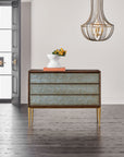 Melange - Estrella 3-Drawer Chest - Dark Brown