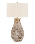 Dorothea - Textured Table Lamp - Brown / Gray