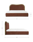 Camilla - Queen Bed - Chestnut