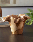 Teak Flow - Outdoor Bowl - Natural