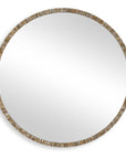 Odeon - Shell Inlay Round Mirror - Bronze