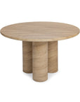 Niva - 47" Outdoor Round Dining Table - Beige