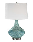 Celinda - Glass Lamp - Blue Gray