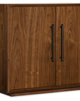 Elon - Two-Door Cabinet - Dark Brown