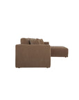 Bryn - Sectional Camel Right Stationary Sofa - Light Brown