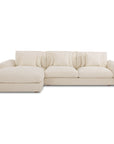 Berga - Sectional Left Stationary Sofa - White