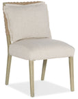 Surfrider - Woven Back Side Chair (Set of 2) - Beige / Light Brown